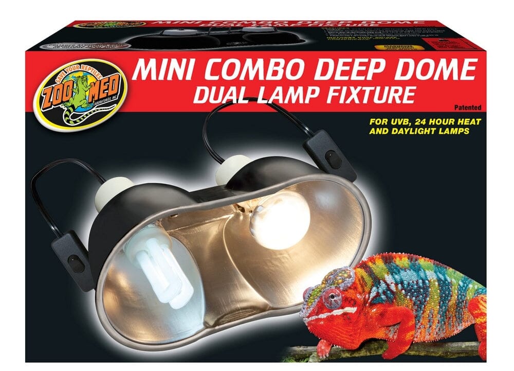 Zoo Med Mini Combo Deep Dome Lamp Fixture Zoo Med 