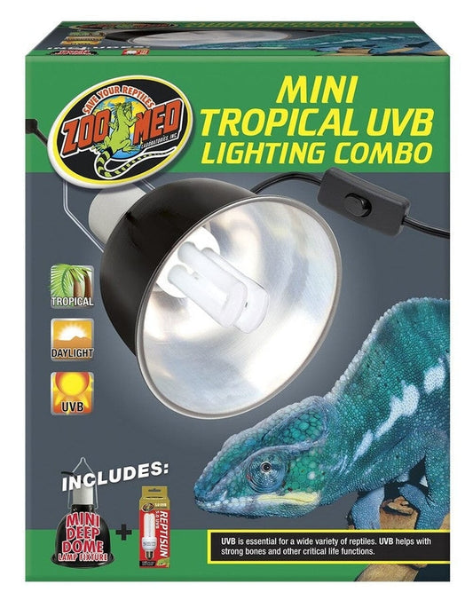 Zoo Med Mini Tropical UVB Lighting Combo Pack Zoo Med 