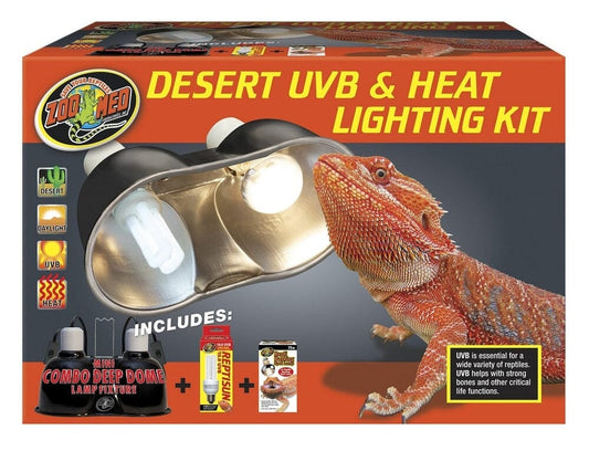 Zoo Med Desert UVB & Heat Lighting Kit Zoo Med 