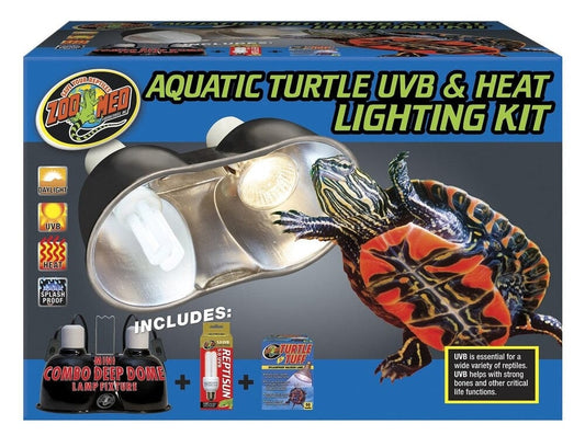 Zoo Med Aquatic Turtle UVB & Heat Lighting Kit Zoo Med 