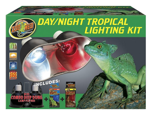 Zoo Med Day/Night Tropical Lighting Kit Zoo Med