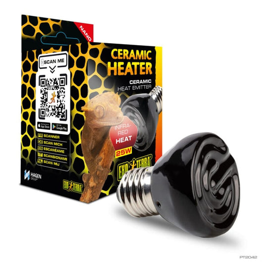 Exo Terra Ceramic Heater, 25w Nano ceramic heat emitters Exo Terra