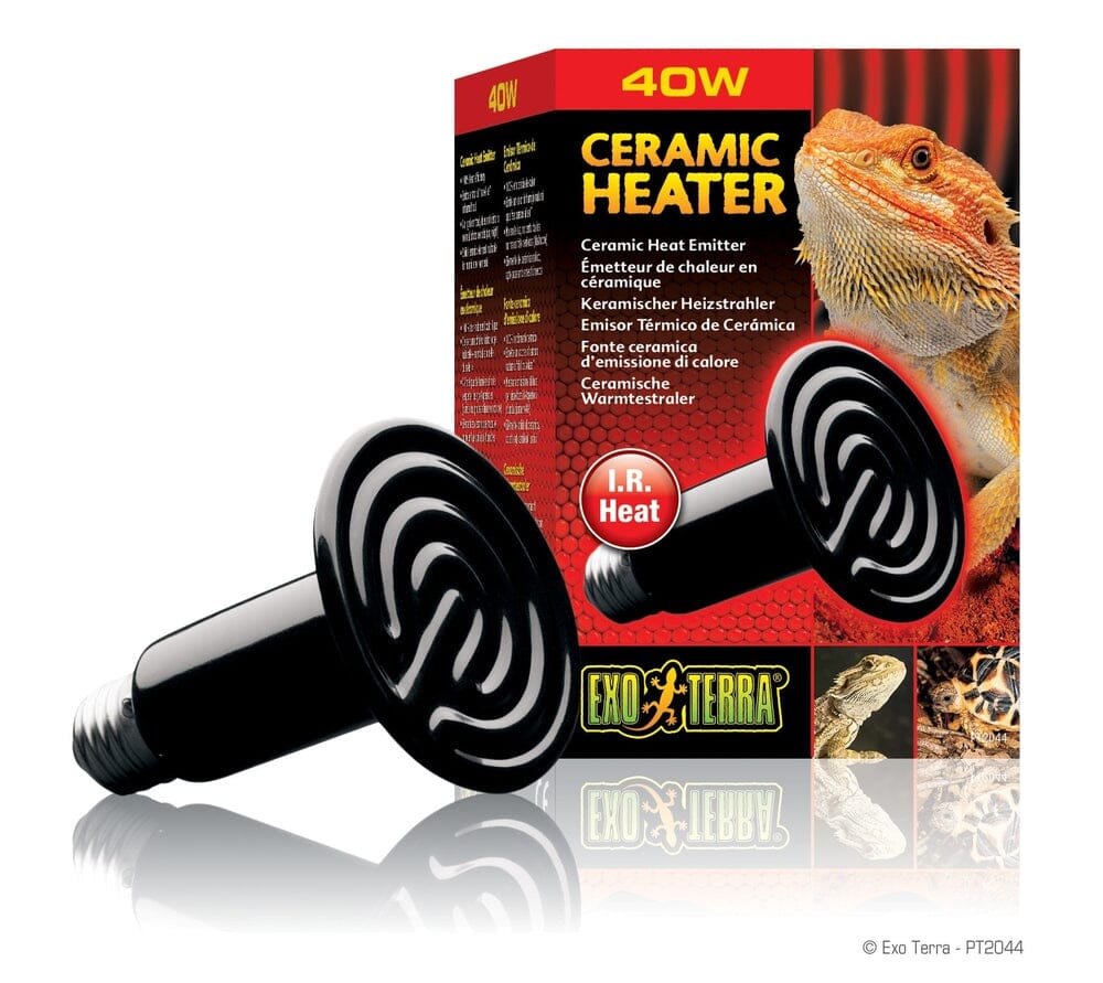 Exo Terra Ceramic Heater, 40w ceramic heat emitters Exo Terra 