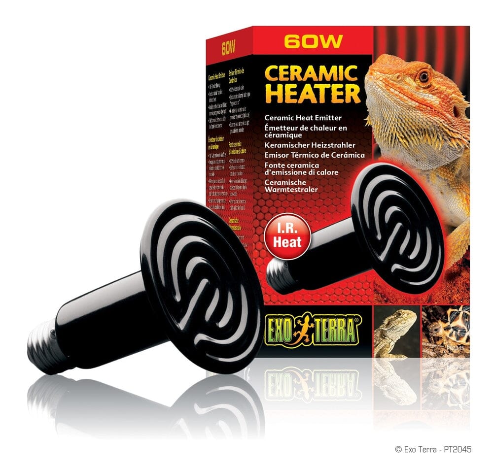 Exo Terra Ceramic Heater, 60w ceramic heat emitters Exo Terra