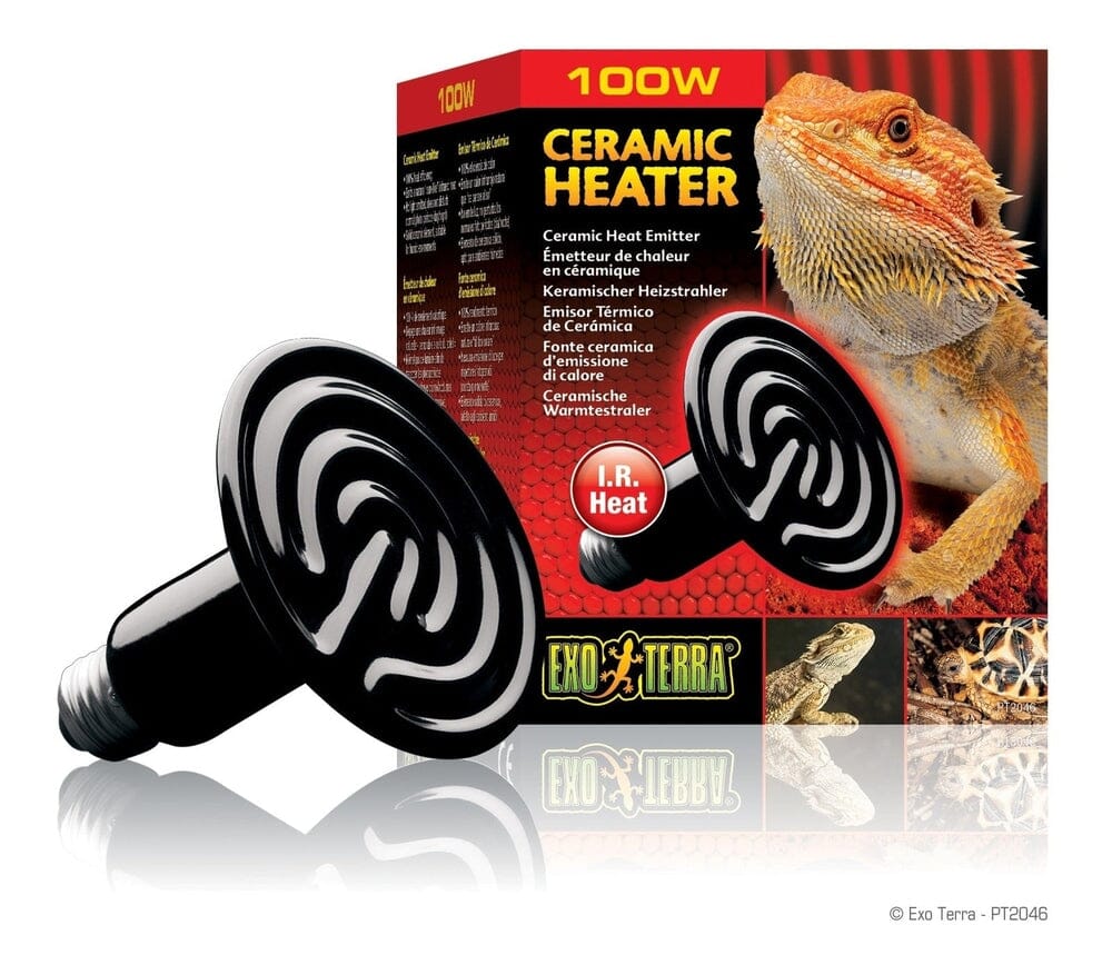 Exo Terra Ceramic Heater, 100w ceramic heat emitter Exo Terra 