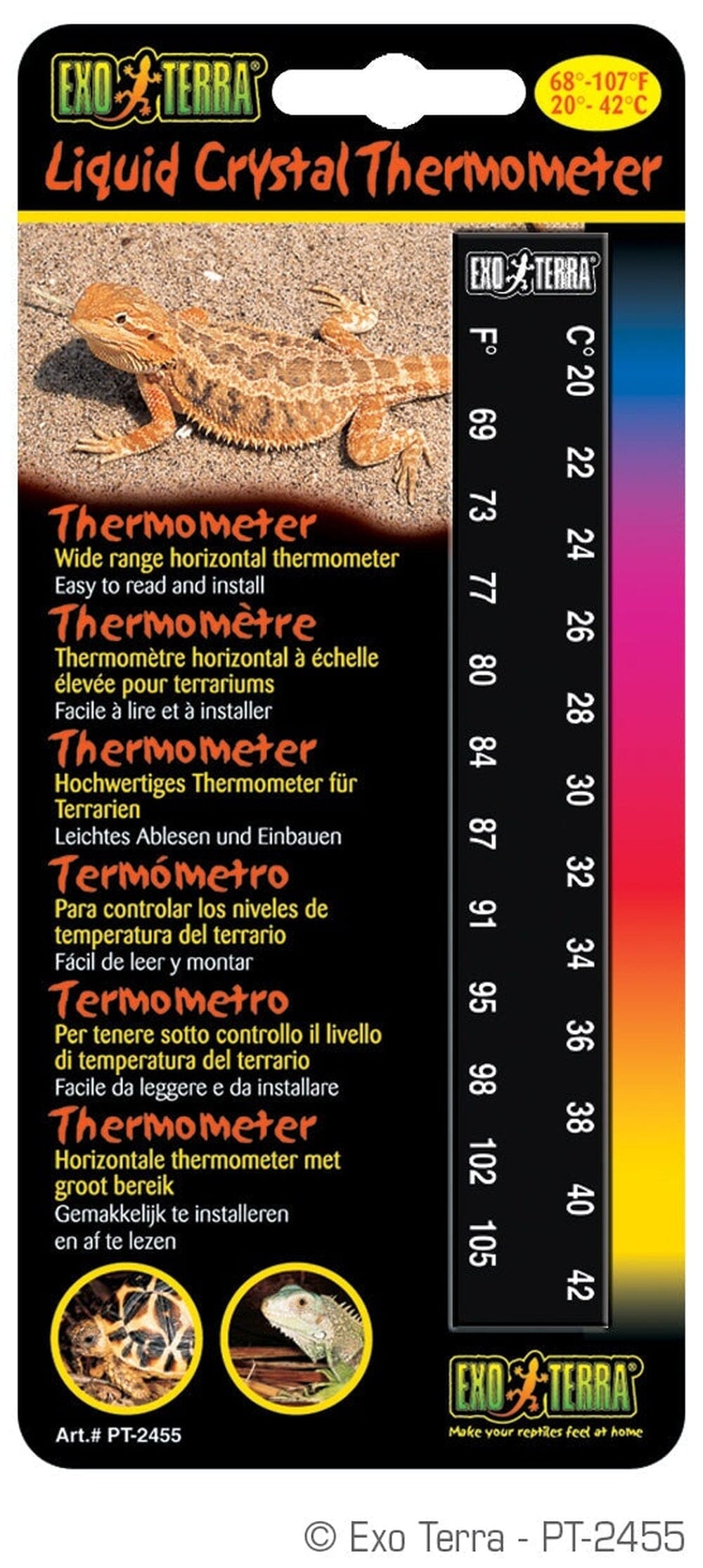 Exo Terra Liquid Crystal Thermometer Exo Terra