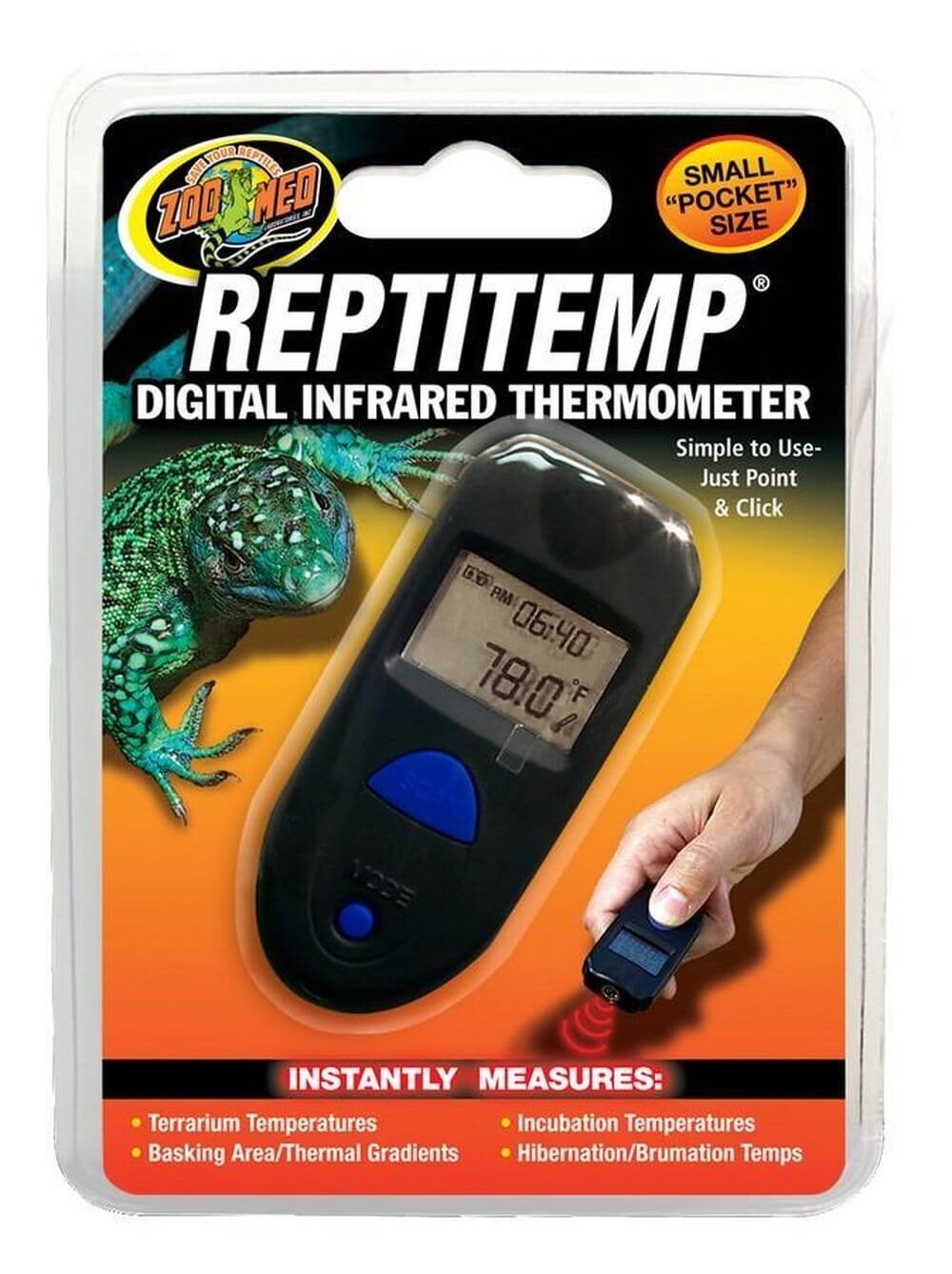 Zoo Med ReptiTemp Digital Infrared Thermometer Zoo Med