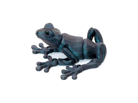 3D Printed Multi-Color Red Eye Tree Frog -Small