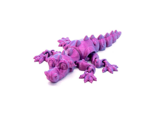 3D Printed Multi-Color Alligator - Mini