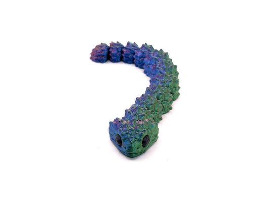 3D Printed Multi-Color Bush Viper - Mini Toys Dubia.com 3D Printed Multi-Color Bush Viper - Mini 