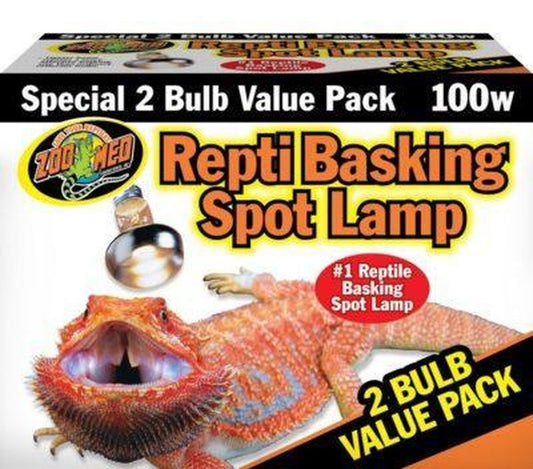 Zoo Med Repti Basking Spot Lamp, 100w 2 pack