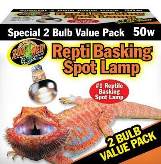 Zoo Med Repti Basking Spot Lamp, 50w (2 pack) Zoo Med 