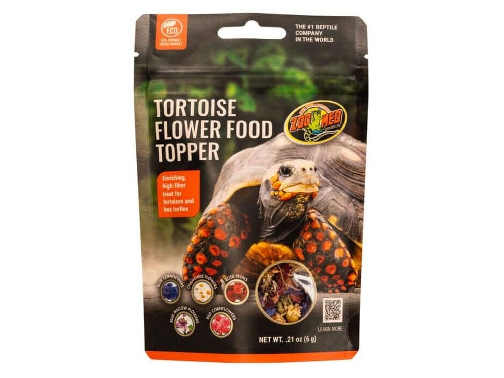 Zoo Med Tortoise & Box Turtle Flower Food Topper, 0.21oz
