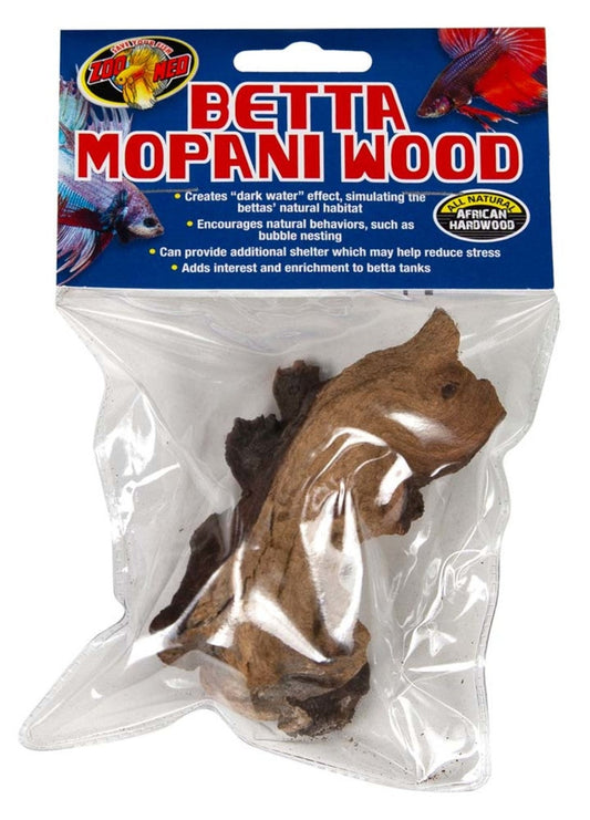 Zoo Med Betta Mopani Wood Brown, 1ea Aquatic Decor Zoo Med Aquatic