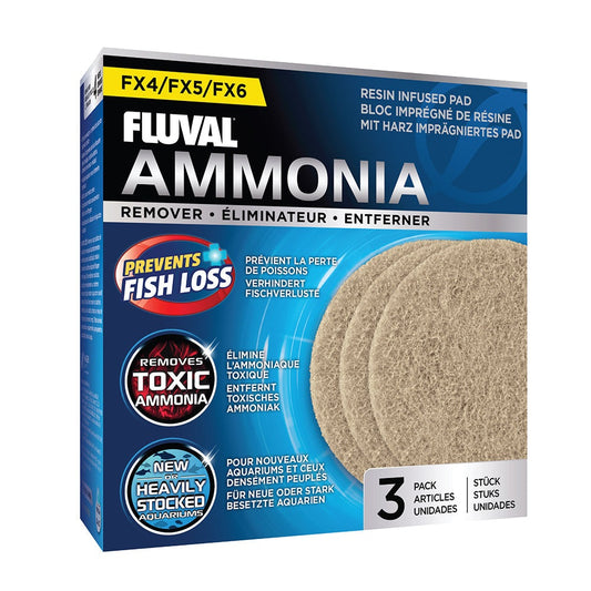 Fluval FX4/FX5/FX6 Ammonia Remover Pad, 3pk Fish Supplies Fluval