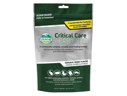Oxbow Animal Health Critical Care Herbivore Feeding Formula 454g, Anise, 1ea/16 oz