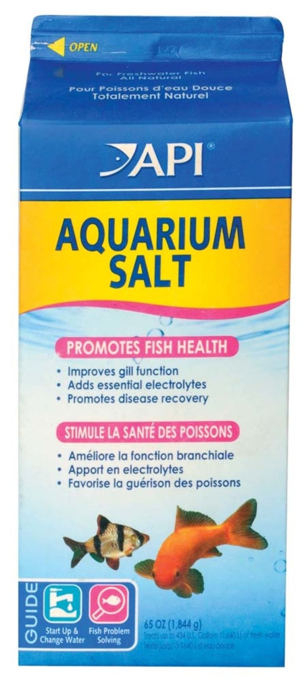 API Cond Aquarium Salt 65oz Freshwater