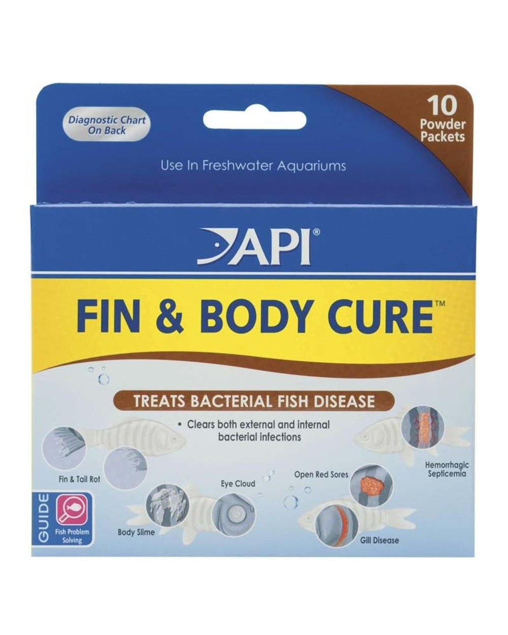 API Fin & Body Cure, 10pk Fish Supplies API