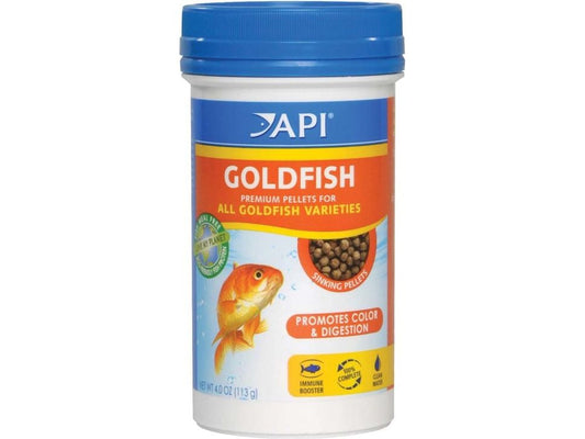 API Food GF Pllt 4oz Goldfish Sinking Pellets