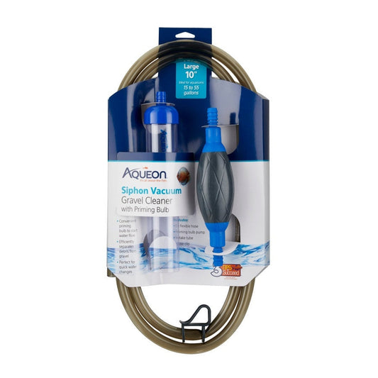 Aqueon Siphon Vacuum Gravel Cleaner With Bulb Large - 10 in Fish Supplies Aqueon