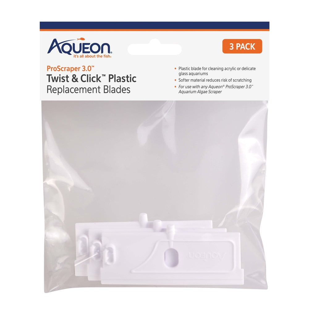 Aqueon ProScraper 3.0 Twist & Click Plastic Replacement Blades