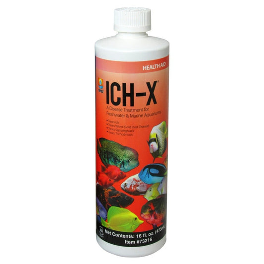 Aquarium Solutions Ich-X Liquid Treatment, 4 fl oz Fish Supplies Aquarium Solutions