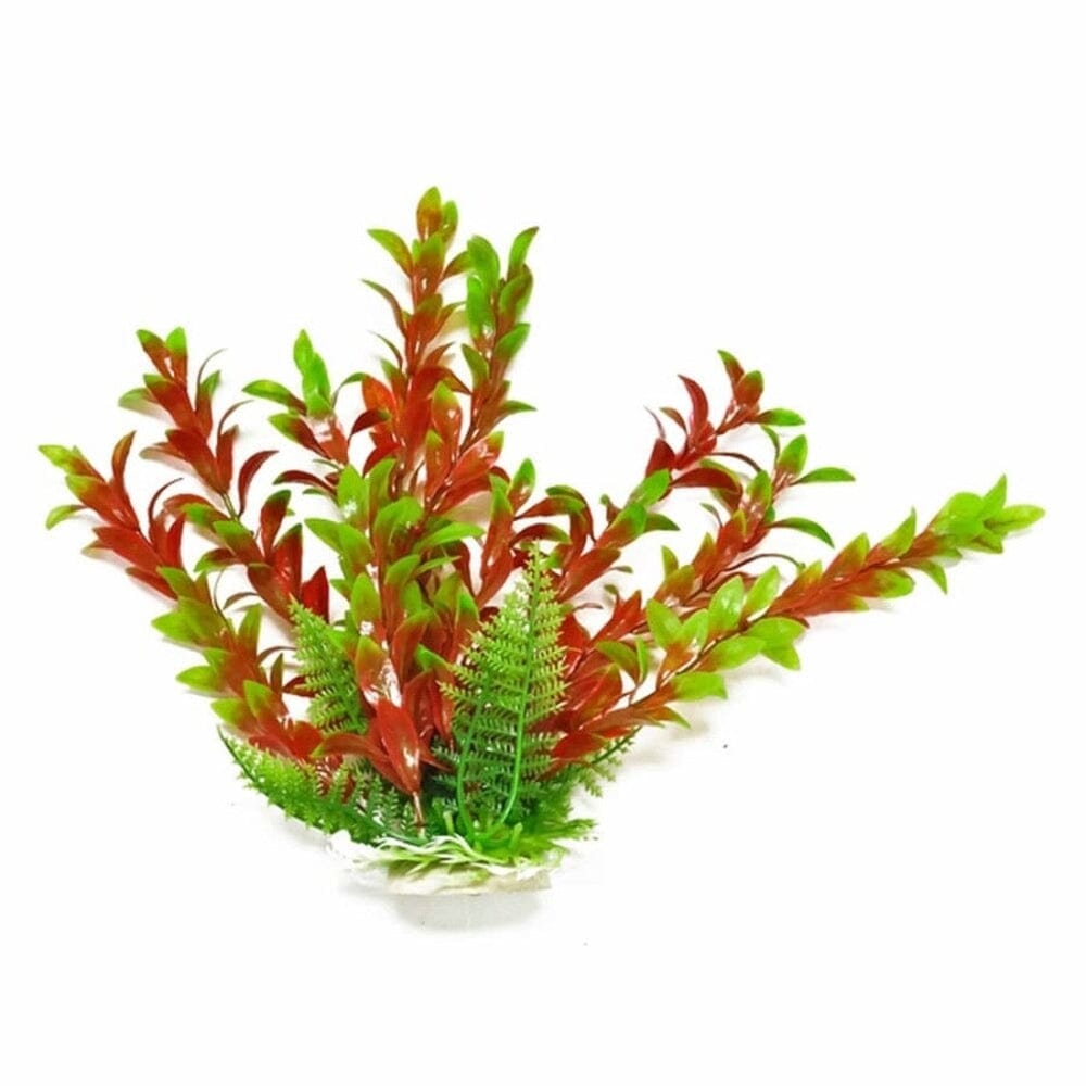 Aquatop Hygro Aquarium Plant- Red/Green 12" Aquatic Decor Aquatop 