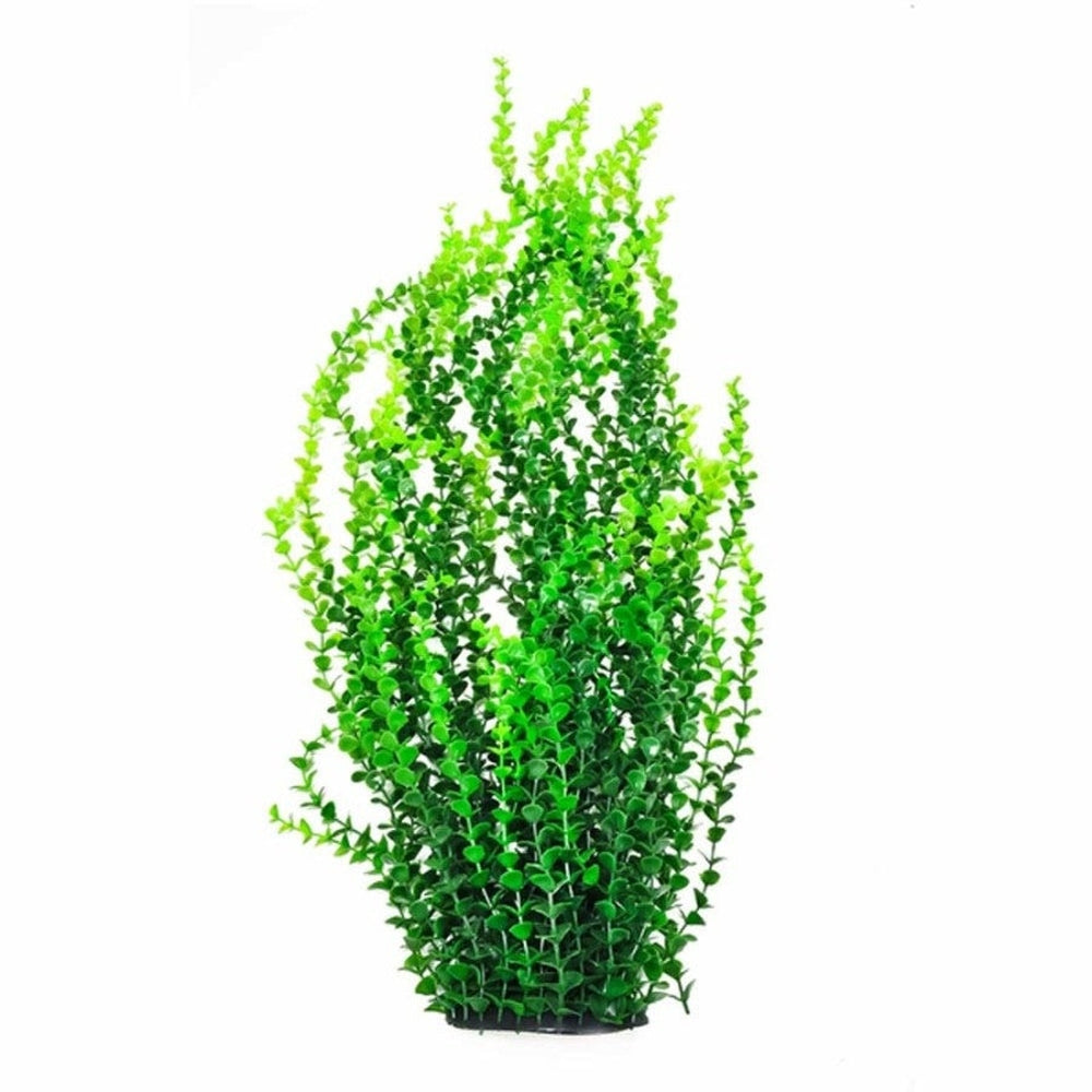 Aquatop Aquarium Plant with Weighted Base Dark Green 30 in, Tall ATP plnt tall dgn 30in