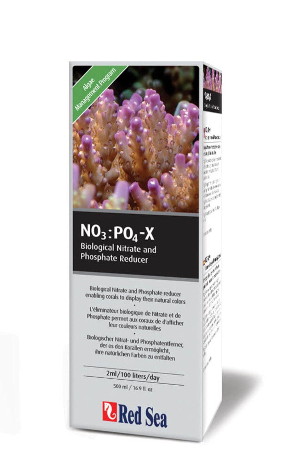 Red Sea NO3:PO4-X Biological Nitrate and Phosphate Reducer 1ea/33.8 fl oz Aquarium Additives Red Sea