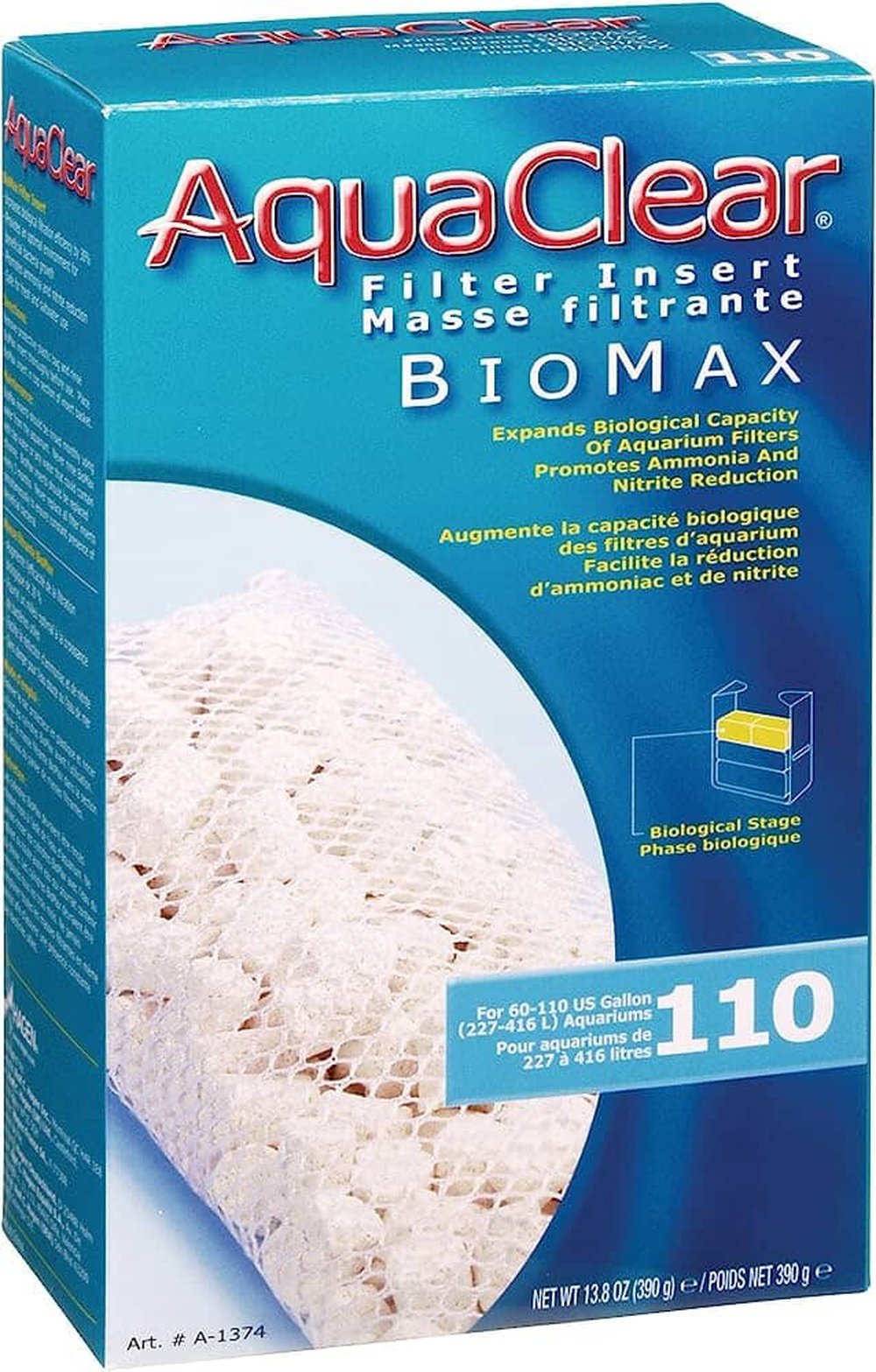 AquaClear Filter Insert Bio-Max 110gal