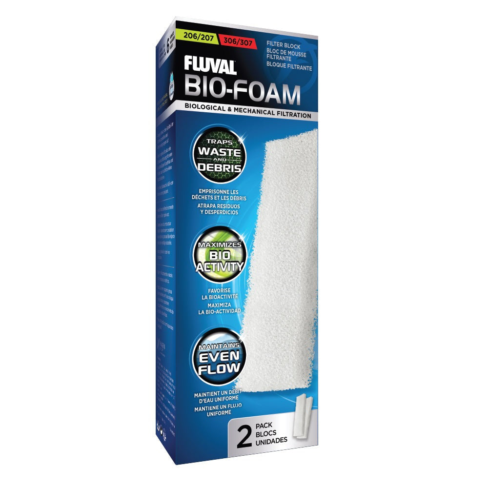 Fluval 206/306, 207/307 Bio Foam 2pcs Fish Supplies Fluval