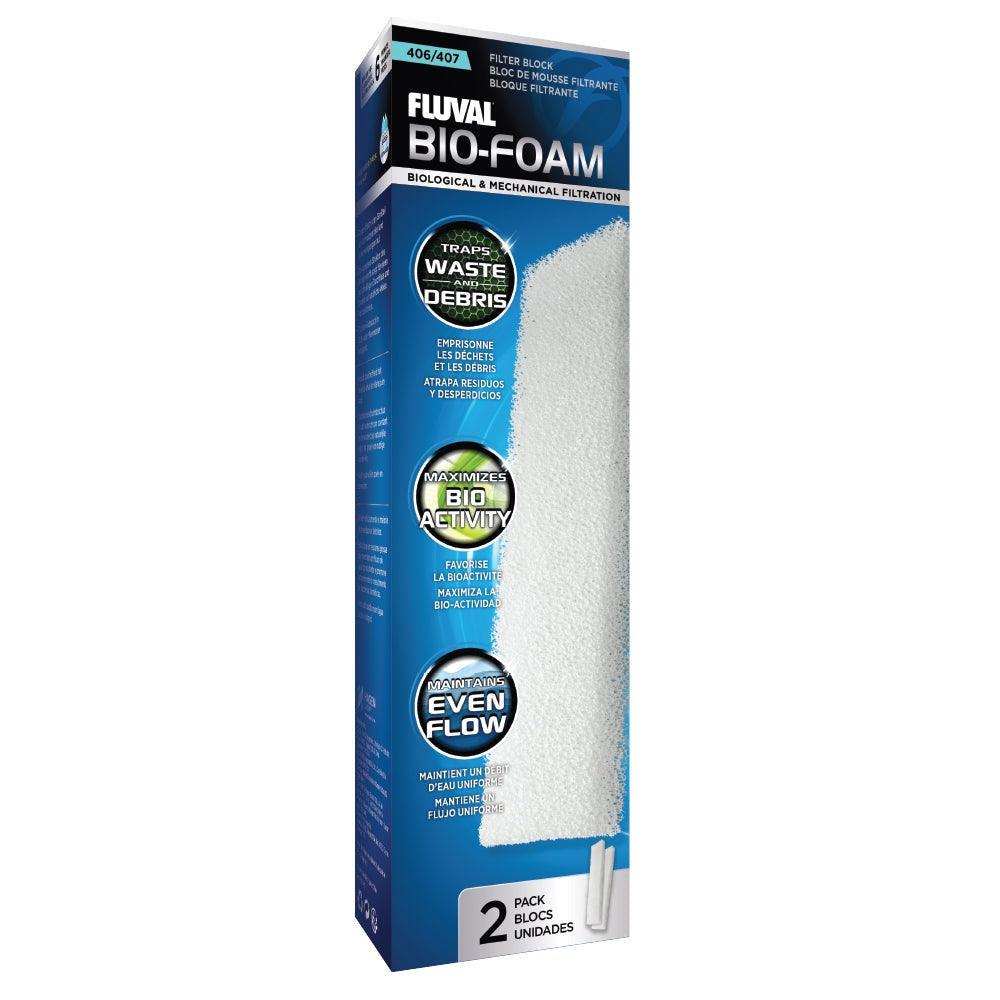 Fluval 406/407 Bio Foam, 2pcs Fish Supplies Fluval