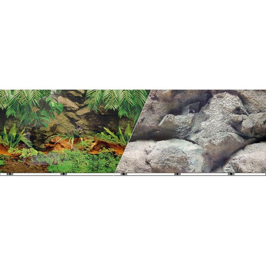 Blue Ribbon Pet Products Vibran-Sea Double Sided Background Rainforest and Freshwater 1ea/ $4.99 per foot Animals & Pet Supplies > Pet Supplies > Fish Supplies Blue Ribbon 