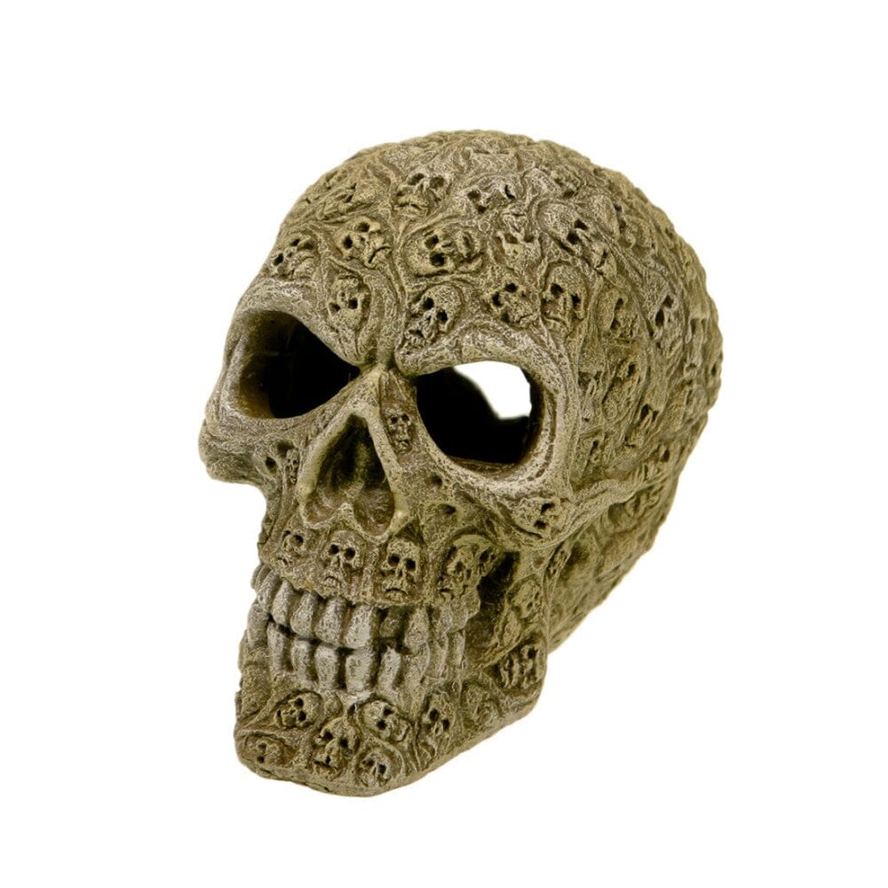 Blue Ribbon Pet Products Exotic Environments Haunted Skull Aquarium Ornament 1ea/3.75 in, Small Animals & Pet Supplies > Pet Supplies > Fish Supplies Blue Ribbon 