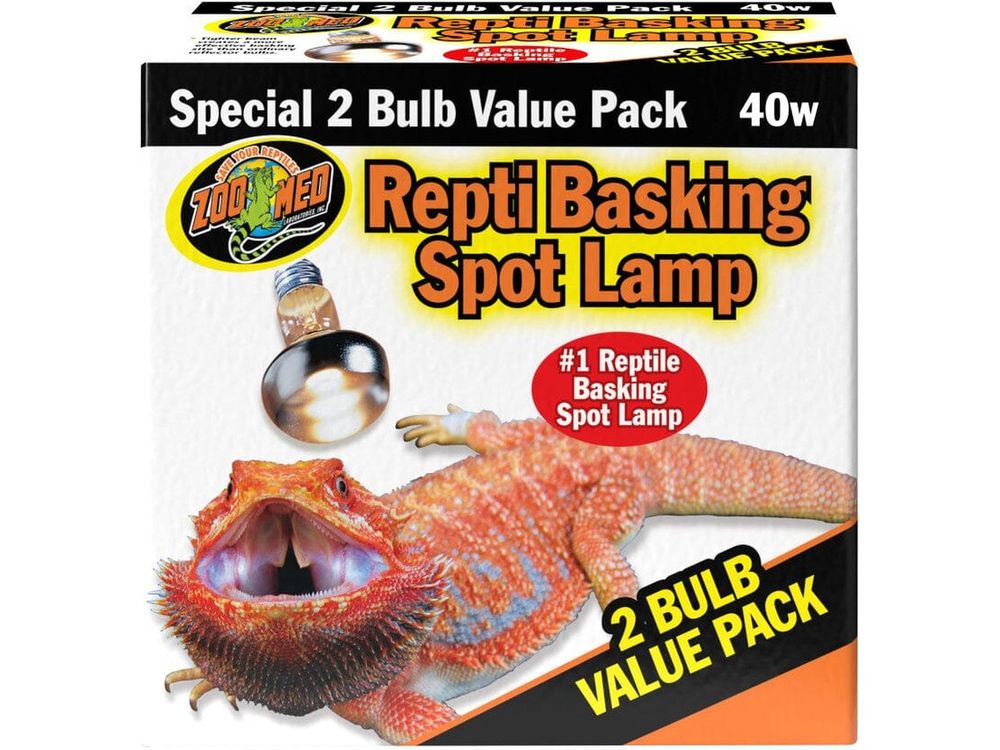 Zoo Med Repti Basking Spot Lamp 1ea/40 W, 2 pk