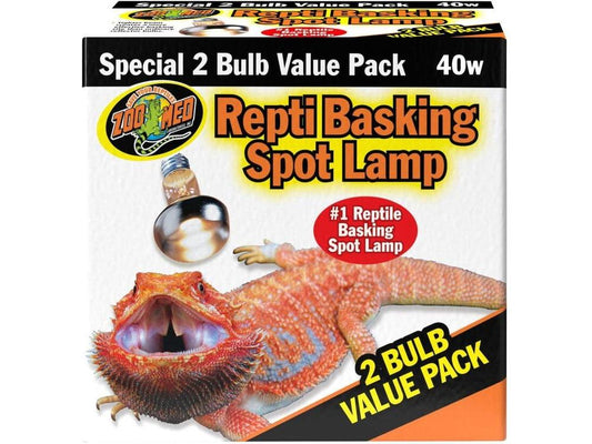 Zoo Med Repti Basking Spot Lamp 1ea/40 W, 2 pk