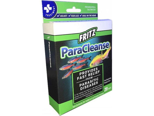 Fritz ParaCleanse Parasitic Fish Medication 20 ct Aquarium Additives Fritz