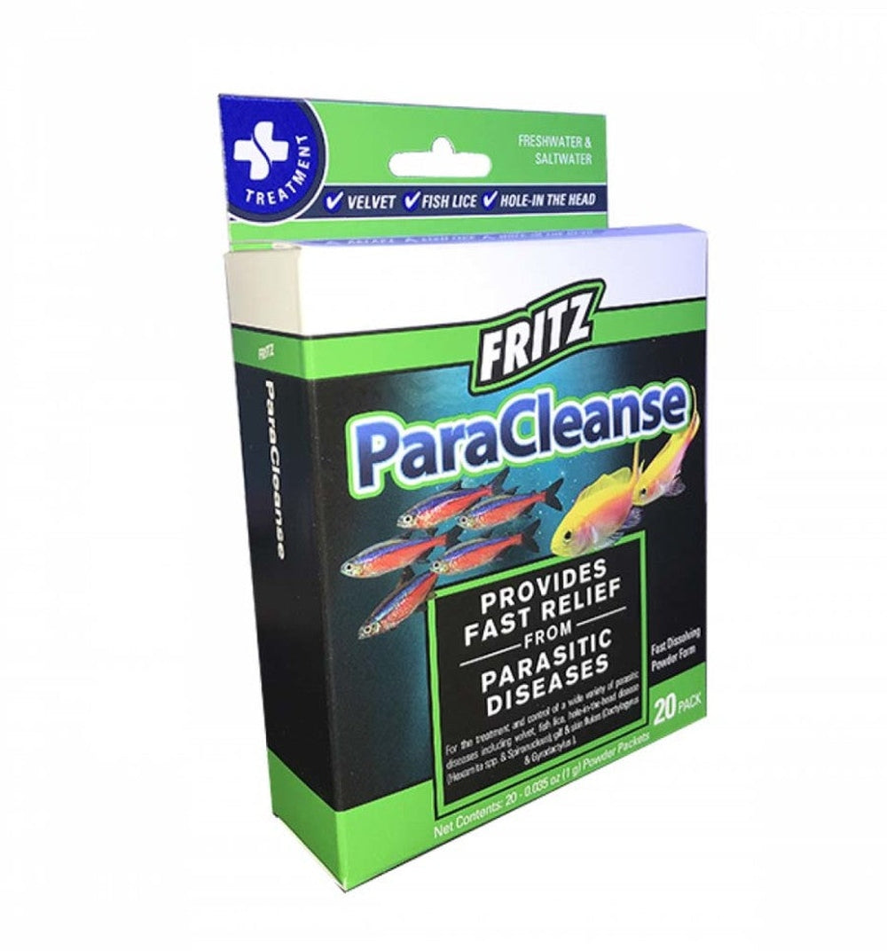 Fritz ParaCleanse Parasitic Fish Medication 20 ct Aquarium Additives Fritz