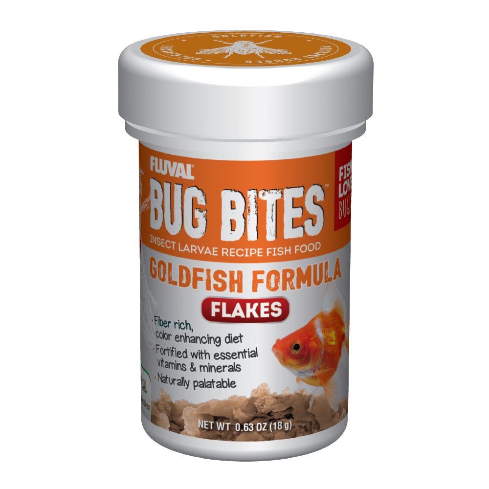 Fluval Bug Bites Goldfish Flakes 0.63oz