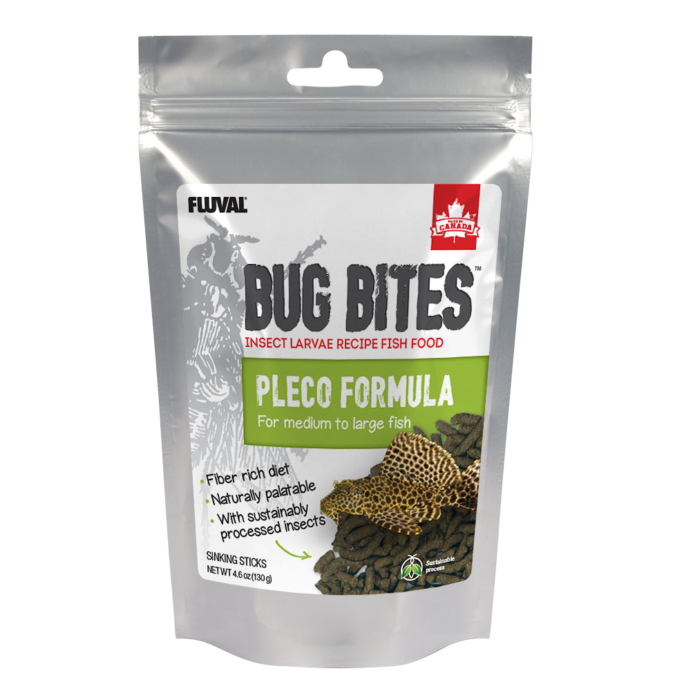 Fluval Bug Bites BottFeeder Sticks Pleco 4.59oz