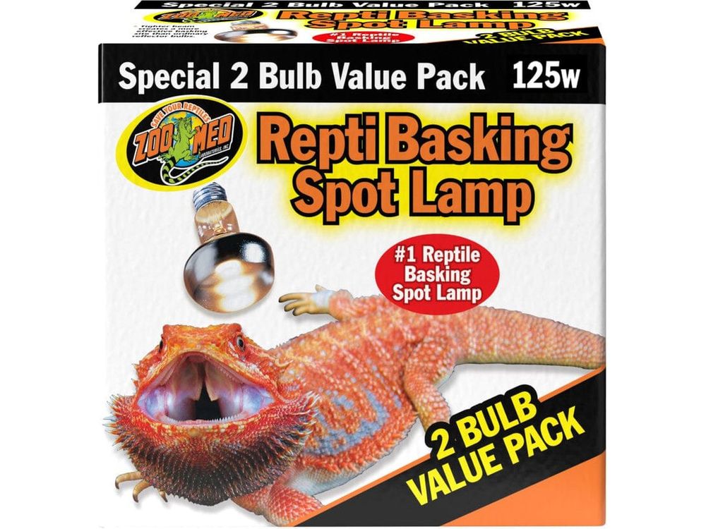 Zoo Med Repti Basking Spot Lamp 1ea/125 W, 2 pk