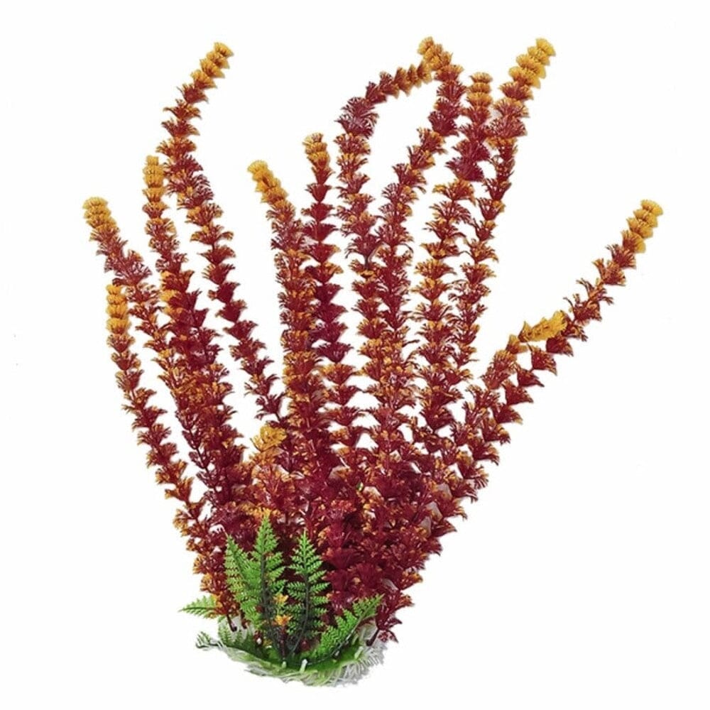 Aquatop Cabomba Aquarium Plant with Weighted Base Fire 16in (ATP plnt cabomba rust/or 16in) Fish Supplies Aquatop 