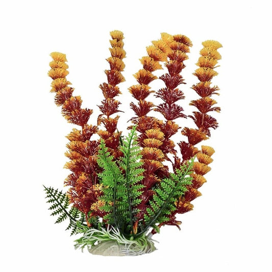 Aquatop Cabomba Aquarium Plant with Weighted Base Fire 9 in ATP plnt cabomba rust/or 9in