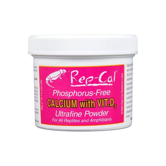 Rep-Cal Calcium with Vitamin D3, 3.3oz Rep-Cal