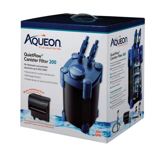 Aqueon QuietFlow Canister Aquarium Filter, Up To 55 gal Aqueon 