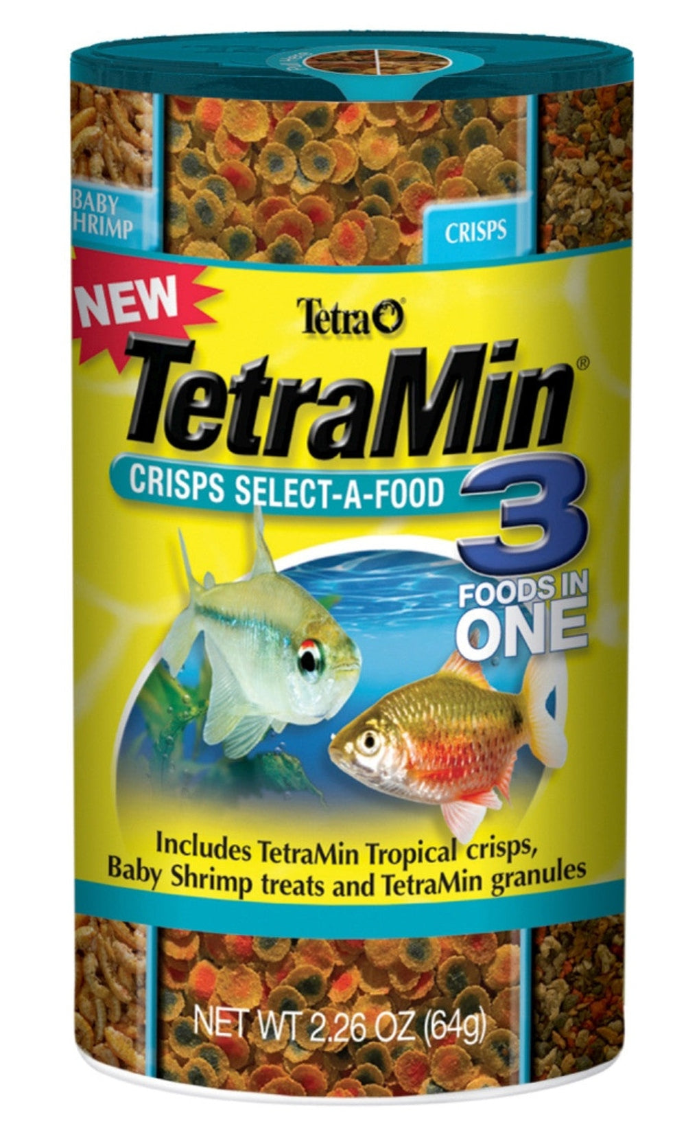 Tetra TetraMin Crisps Select-A-Food Fish Food 1ea/2.4 oz