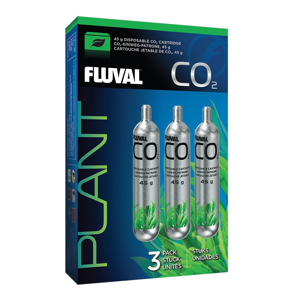 Fluval 1.6oz CO2 Disposable Cartridge 3pk (45g) Fish Supplies Fluval