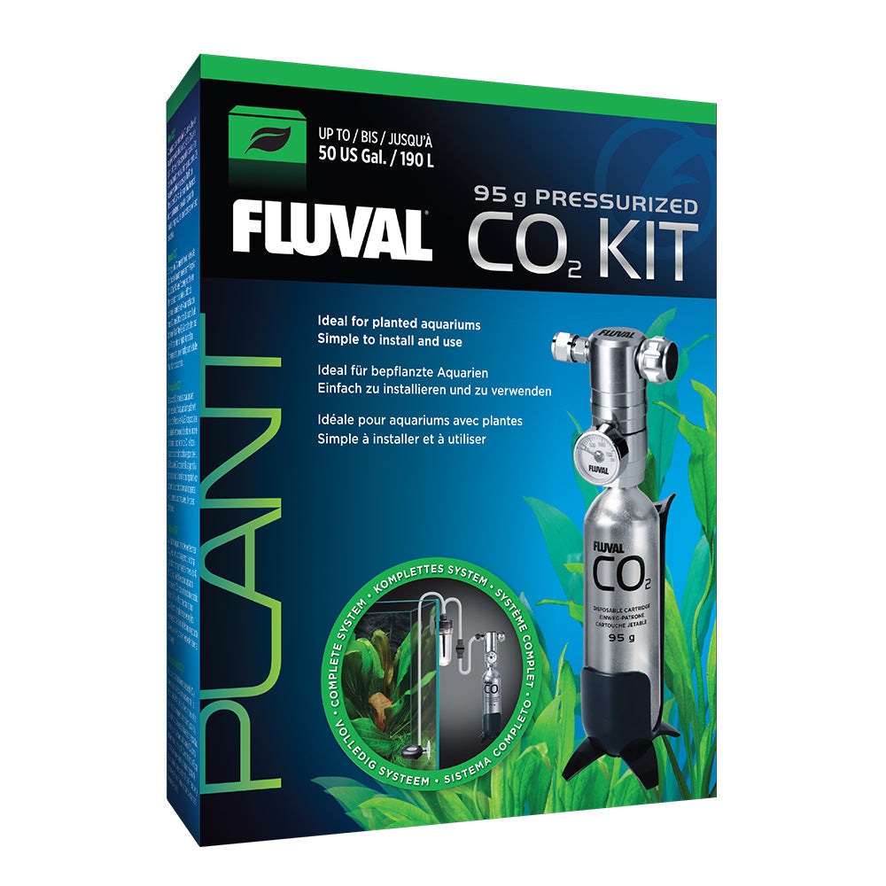 Fluval Pressurized 3.3oz CO2 Kit Fish Supplies Fluval