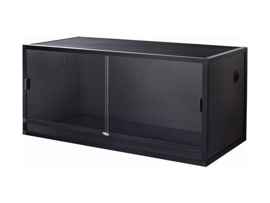 4x2x2 (120 Gallon) Blue Tongue Skink Enclosure V2 Reptile Habitats Black