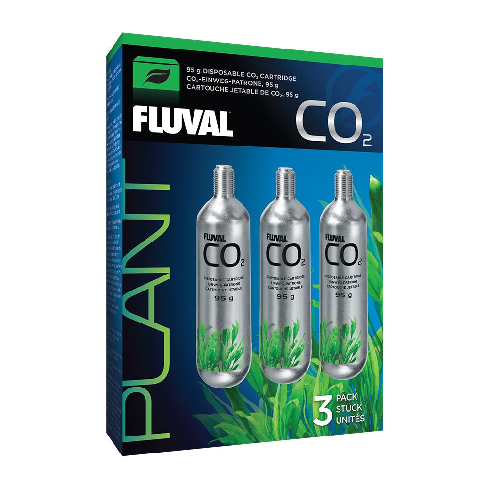 Fluval 3.3oz Disposable CO2 Cartridge 3pk 95g